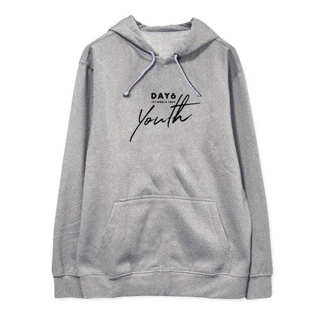 Kpop Newest Kpop DAY6 1ST WORLD TOUR Youth Album concert Hoodie Casual Hooded Clothes Pullover Long Sleeve Sweatshirts Harajuku Hoodies that you'll fall in love with. At an affordable price at KPOPSHOP, We sell a variety of Kpop DAY6 1ST WORLD TOUR Youth Album concert Hoodie Casual Hooded Clothes Pullover Long Sleeve Sweatshirts Harajuku Hoodies with Free Shipping.