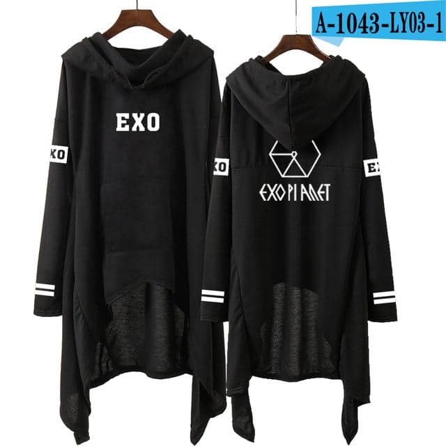 Kpop Newest Kpop EXO New Fashion Korean EXO DO LAY SE HUN KAI SING FOR YOU EXO Hoodies Long skirt women Harajuku Sweatshirts Girls Pullovers that you'll fall in love with. At an affordable price at KPOPSHOP, We sell a variety of Kpop EXO New Fashion Korean EXO DO LAY SE HUN KAI SING FOR YOU EXO Hoodies Long skirt women Harajuku Sweatshirts Girls Pullovers with Free Shipping.