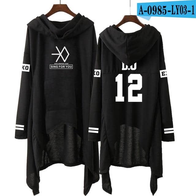 Kpop Newest Kpop EXO New Fashion Korean EXO DO LAY SE HUN KAI SING FOR YOU EXO Hoodies Long skirt women Harajuku Sweatshirts Girls Pullovers that you'll fall in love with. At an affordable price at KPOPSHOP, We sell a variety of Kpop EXO New Fashion Korean EXO DO LAY SE HUN KAI SING FOR YOU EXO Hoodies Long skirt women Harajuku Sweatshirts Girls Pullovers with Free Shipping.