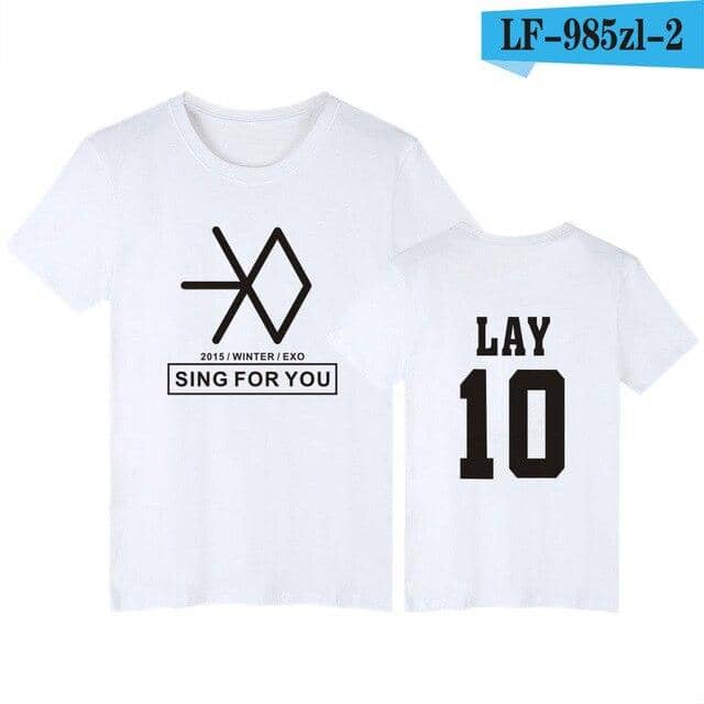 Kpop Newest Kpop EXO print summer T shirt unisex short sleeve Tshirt Female Clothing harajuku casual t-shirt women Tops Tumblr T shirts that you'll fall in love with. At an affordable price at KPOPSHOP, We sell a variety of Kpop EXO print summer T shirt unisex short sleeve Tshirt Female Clothing harajuku casual t-shirt women Tops Tumblr T shirts with Free Shipping.