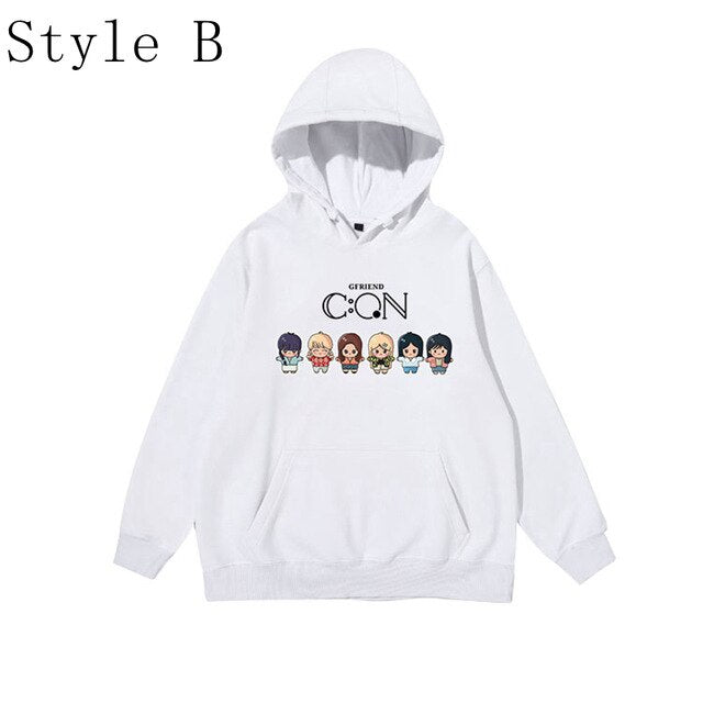 Kpop GFRIEND Album CON Printing Hoodies Sweatshirt Unisex