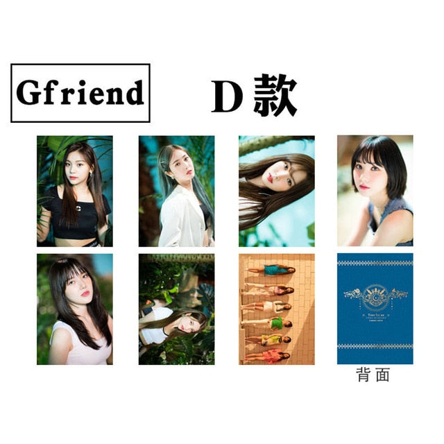 Kpop Gfriend Self Made HD Photograph Right Angle Photocard Collective Cards 7pcs/set
