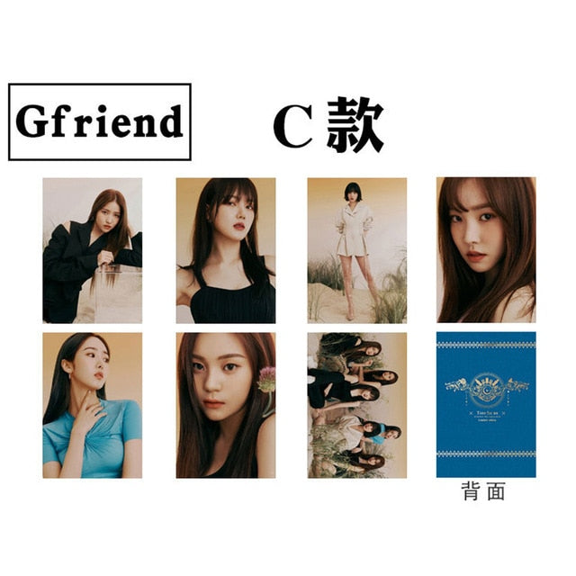 Kpop Gfriend Self Made HD Photograph Right Angle Photocard Collective Cards 7pcs/set