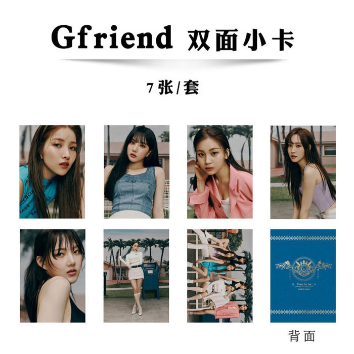 Kpop Gfriend Self Made HD Photograph Right Angle Photocard Collective Cards 7pcs/set
