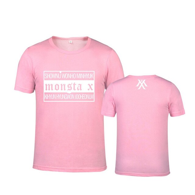 Monsta X Japanese Concert Album THE CLAN PART.2 GUILTY Cotton T-shirt K-POP T Shirts T-shirt