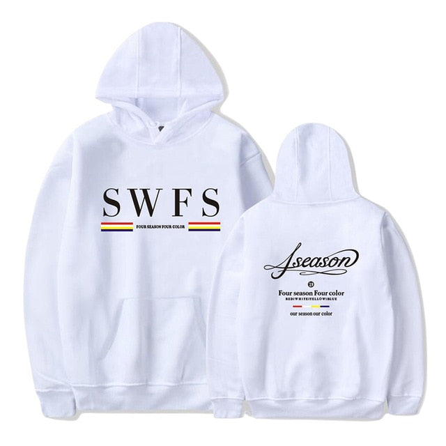 Kpop MAMAMOO <4SEASON F/W> Concert Support Hoodies Thick Casual Hooded Sweatshirts