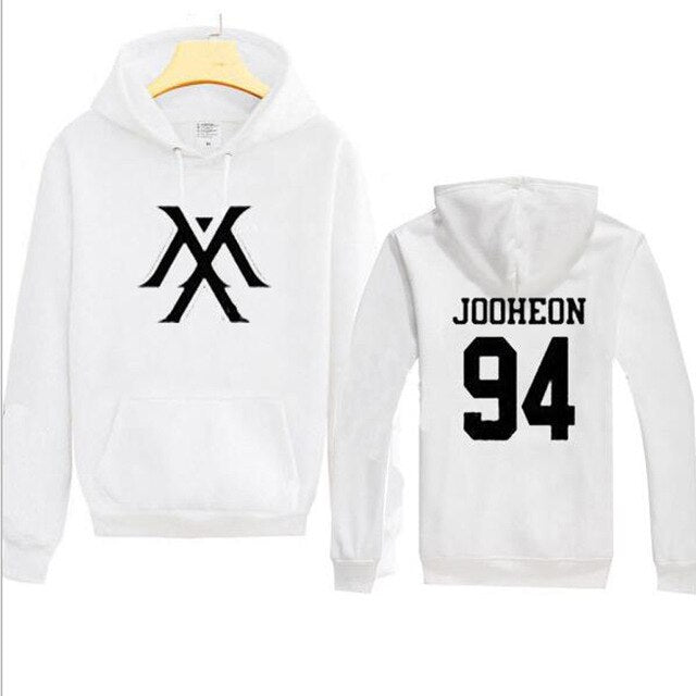 Kpop Monsta X Women Men  Sweatshirt K-pop Wonho YOOKIHYUN  I.M jooheon Fleece Hooded Tracksuit 4XL - Kpopshop