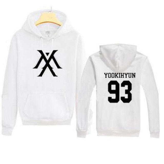 Kpop Monsta X Women Men  Sweatshirt K-pop Wonho YOOKIHYUN  I.M jooheon Fleece Hooded Tracksuit 4XL - Kpopshop