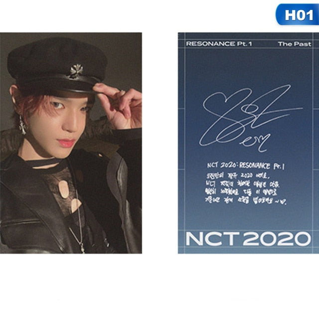Kpop NCT 2021 RESONANCE Pt. 1 LOMO Card The Same Self-made Small Card Signature Card For Fans Collection Stationery