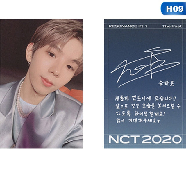 Kpop NCT 2021 RESONANCE Pt. 1 LOMO Card The Same Self-made Small Card Signature Card For Fans Collection Stationery