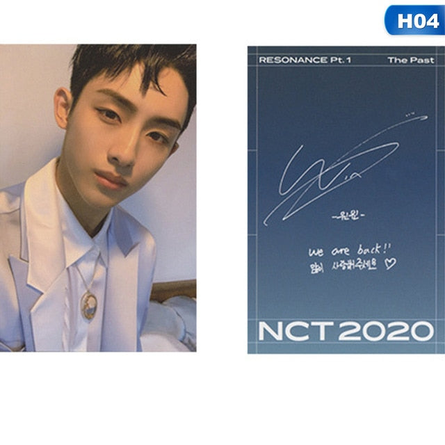 Kpop NCT 2021 RESONANCE Pt. 1 LOMO Card The Same Self-made Small Card Signature Card For Fans Collection Stationery