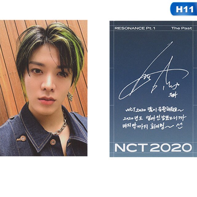 Kpop NCT 2021 RESONANCE Pt. 1 LOMO Card The Same Self-made Small Card Signature Card For Fans Collection Stationery