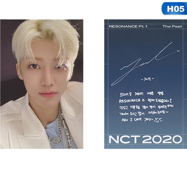Kpop NCT 2021 RESONANCE Pt. 1 LOMO Card The Same Self-made Small Card Signature Card For Fans Collection Stationery