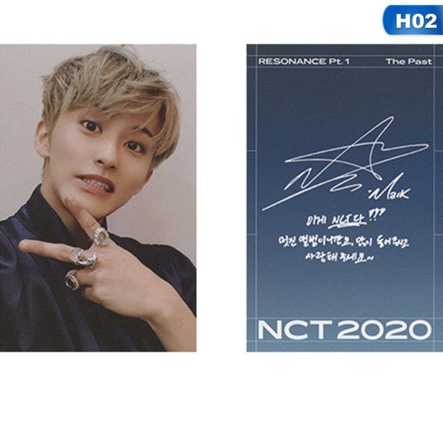 Kpop NCT 2021 RESONANCE Pt. 1 LOMO Card The Same Self-made Small Card Signature Card For Fans Collection Stationery