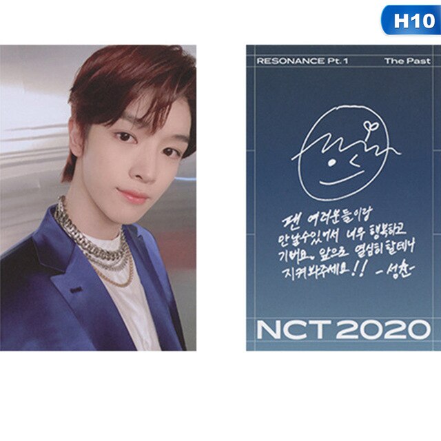 Kpop NCT 2021 RESONANCE Pt. 1 LOMO Card The Same Self-made Small Card Signature Card For Fans Collection Stationery