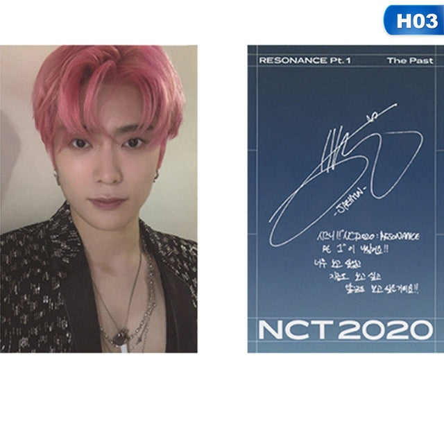 Kpop NCT 2021 RESONANCE Pt. 1 LOMO Card The Same Self-made Small Card Signature Card For Fans Collection Stationery