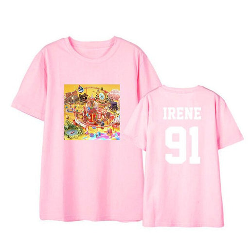 Kpop Red Velvet mini 4 Album Shirts Streetwear Loose Tshirt T Shirt Short Sleeve Tops T-shirt - Kpopshop