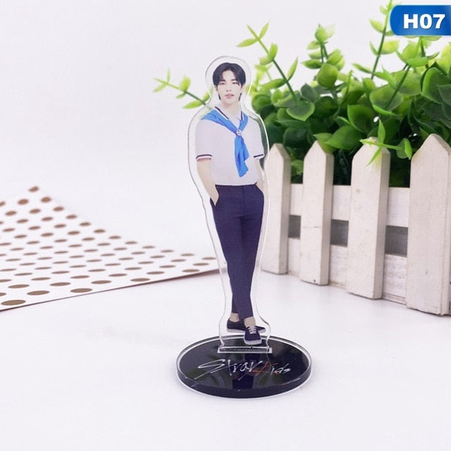 Kpop STRAY KIDS Acrylic Stand Action Figures Stand Desktop Display For Fans Collection Gift Stationery Set