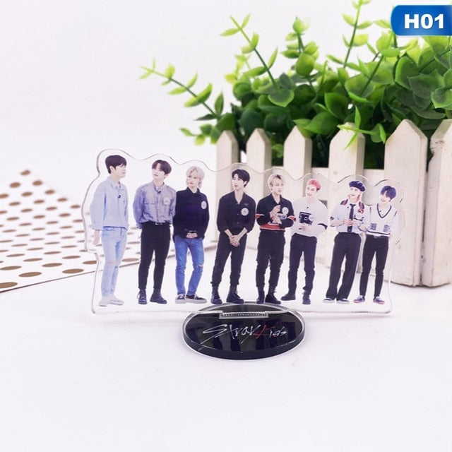 Kpop STRAY KIDS Acrylic Stand Action Figures Stand Desktop Display For Fans Collection Gift Stationery Set