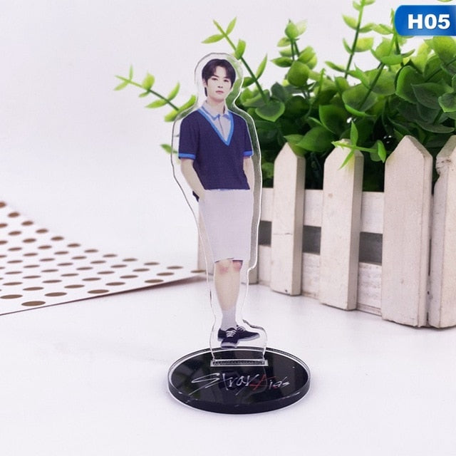 Kpop STRAY KIDS Acrylic Stand Action Figures Stand Desktop Display For Fans Collection Gift Stationery Set