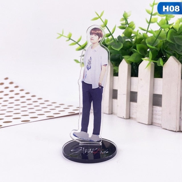 Kpop STRAY KIDS Acrylic Stand Action Figures Stand Desktop Display For Fans Collection Gift Stationery Set