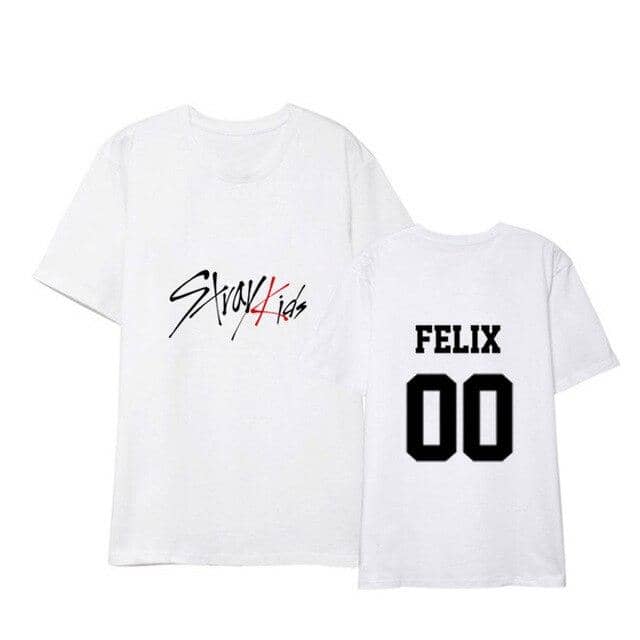 Kpop Newest Kpop STRAY KIDS T Shirts Concert Same Cotton Black White Tshirt Tee Short Sleeve Fashion Summer Tops that you'll fall in love with. At an affordable price at KPOPSHOP, We sell a variety of Kpop STRAY KIDS T Shirts Concert Same Cotton Black White Tshirt Tee Short Sleeve Fashion Summer Tops with Free Shipping.
