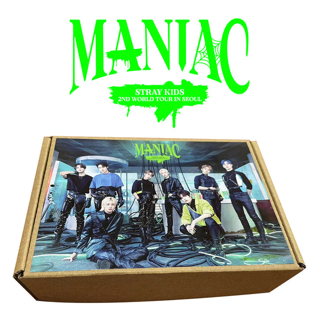 Kpop Stray Kids Album MANIAC Noeasy ODDINARY Box Straykids Cartoon Lucky Mystery Gift Box Subscription Box