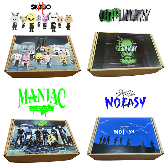 Kpop Stray Kids Album MANIAC Noeasy ODDINARY Box Straykids Cartoon Lucky Mystery Gift Box Subscription Box