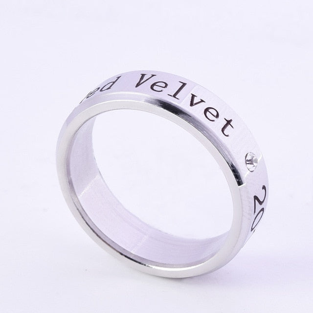 Kpop Stray Kids Alloy Ring Simple Fashion style for Lover fans gift collection Wanna One Bigbang Finger ring kpop stray kids