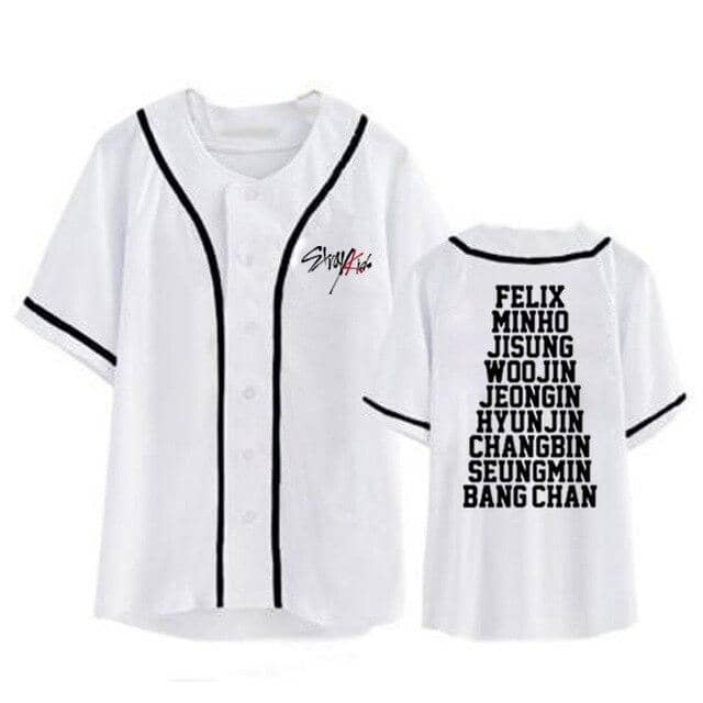 Kpop StrayKids Stray Kids Album Cardigan Shirts Loose  Tops T-shirt DX818