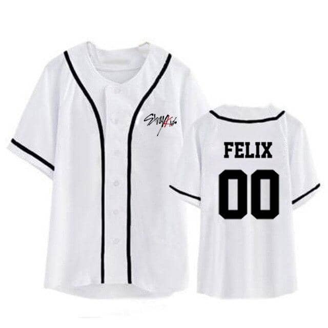 Kpop StrayKids Stray Kids Album Cardigan Shirts Loose  Tops T-shirt DX818