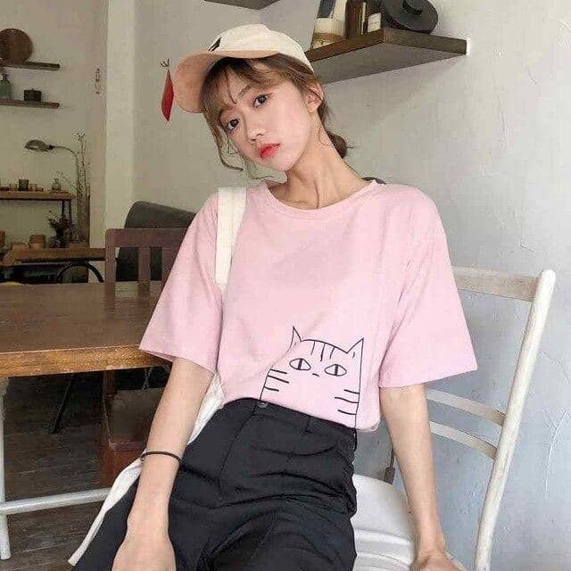 Kpop Newest Kpop Summer Novelty Women T Shirt Harajuku Kawaii Cute Sweet Style Nice Cat Print T-shirt New Short Sleeve Tops Camisas Mujer that you'll fall in love with. At an affordable price at KPOPSHOP, We sell a variety of Kpop Summer Novelty Women T Shirt Harajuku Kawaii Cute Sweet Style Nice Cat Print T-shirt New Short Sleeve Tops Camisas Mujer with Free Shipping.