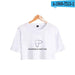 Kpop TXT TOMORROW X TOGETHER Group Logo YEONJUN Women Short T-shirt Pullover Sexy Tee - Kpopshop