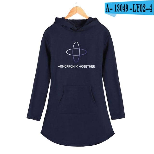 Kpop Newest Kpop TXT tomorrow together Tops Personality Sport Casual Hoodie Dress Summer Fashion Woman Party Night Long Square Up Streetwear that you'll fall in love with. At an affordable price at KPOPSHOP, We sell a variety of Kpop TXT tomorrow together Tops Personality Sport Casual Hoodie Dress Summer Fashion Woman Party Night Long Square Up Streetwear with Free Shipping.