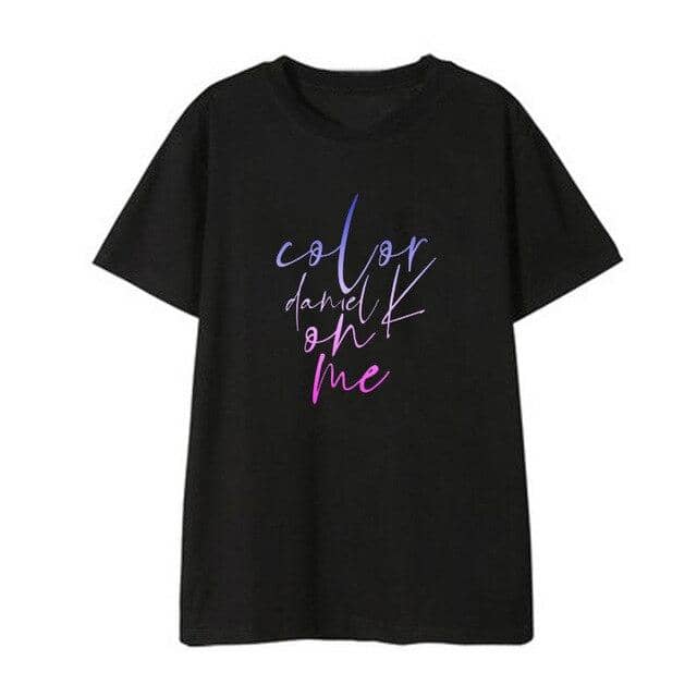 Kpop Newest Kpop WANNA ONE Kang Daniel 2019 Album COLOR ON ME print t Shirt Casual Loose women Tshirt summer Harajuku Short Sleeve tees Tops that you'll fall in love with. At an affordable price at KPOPSHOP, We sell a variety of Kpop WANNA ONE Kang Daniel 2019 Album COLOR ON ME print t Shirt Casual Loose women Tshirt summer Harajuku Short Sleeve tees Tops with Free Shipping.