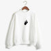 Kpop New Turtleneck Women Funny Gesture Pullover Sudaderas Mujer - Kpopshop