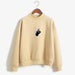 Kpop New Turtleneck Women Funny Gesture Pullover Sudaderas Mujer - Kpopshop