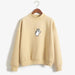 Kpop New Turtleneck Women Funny Gesture Pullover Sudaderas Mujer - Kpopshop