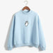 Kpop New Turtleneck Women Funny Gesture Pullover Sudaderas Mujer - Kpopshop