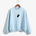 Kpop New Turtleneck Women Funny Gesture Pullover Sudaderas Mujer - Kpopshop
