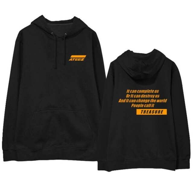 Kpop ateez fans supportive pullover loose unisex fleece/thin Sweatshirt 4 styles 5 colors - Kpopshop