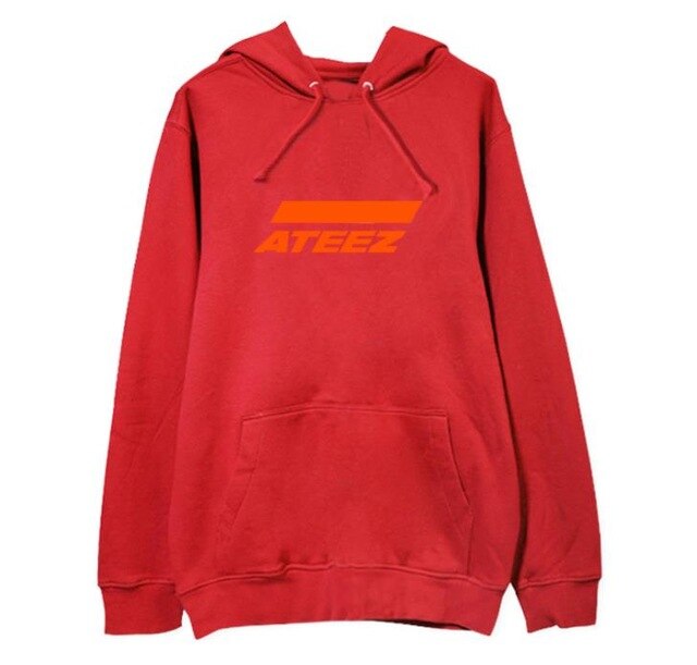 Kpop ateez fans supportive pullover loose unisex fleece/thin Sweatshirt 4 styles 5 colors - Kpopshop