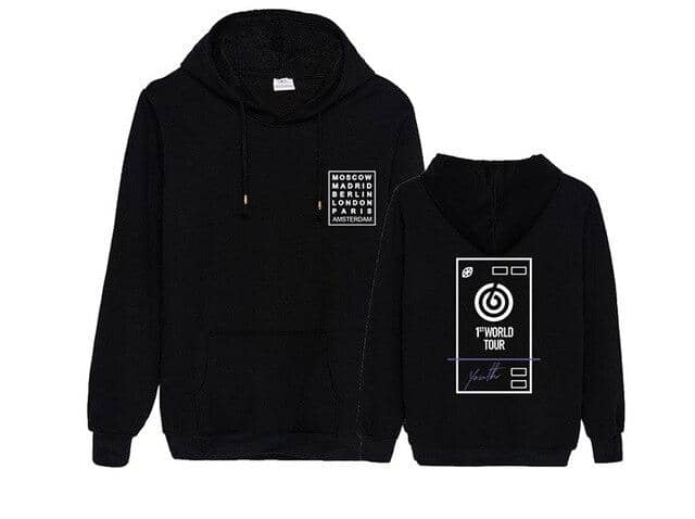 Kpop Newest Kpop day6 youth in europe concert same all countries printing pullover hoodie black white 2 style unisex fleece loose sweatshirt that you'll fall in love with. At an affordable price at KPOPSHOP, We sell a variety of Kpop day6 youth in europe concert same all countries printing pullover hoodie black white 2 style unisex fleece loose sweatshirt with Free Shipping.