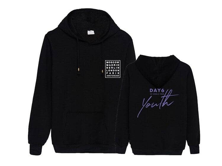 Kpop Newest Kpop day6 youth in europe concert same all countries printing pullover hoodie black white 2 style unisex fleece loose sweatshirt that you'll fall in love with. At an affordable price at KPOPSHOP, We sell a variety of Kpop day6 youth in europe concert same all countries printing pullover hoodie black white 2 style unisex fleece loose sweatshirt with Free Shipping.