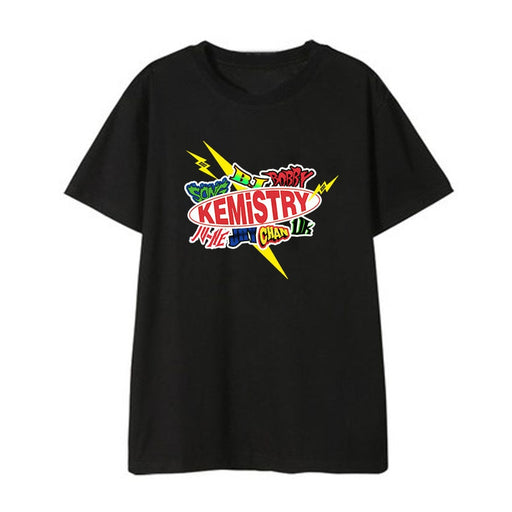 Kpop iKON 2019 Japan KEMISTRY Album Fashion Shirts Streetwear Loose Tshirt T Shirt Short Sleeve Tops T-shirt - Kpopshop