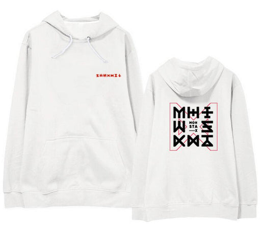 Kpop monsta x concert the code same pullover fleece/thin supportive loose Sweatshirt 4 colors - Kpopshop