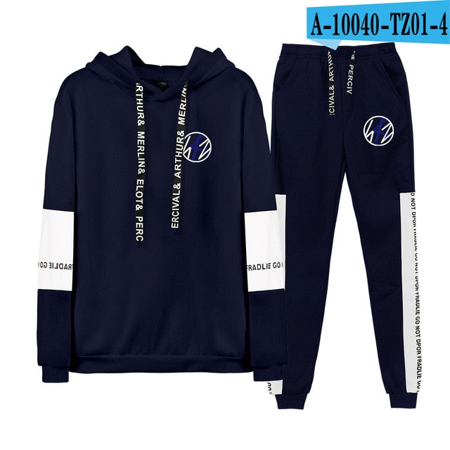 Kpop stray kids Hoodies/Sweatshirt I am who Album Women Men Autumn Spring Hip Pop StrayKids Pullover 2 Pieces Set Tracksuit