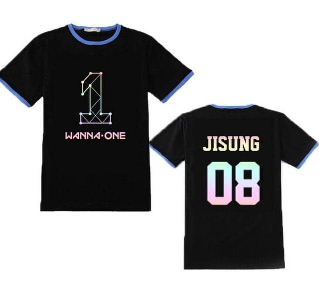 Kpop Newest Kpop wanna one member name laser printing black t shirt for summer unisex fashion o neck short sleeve t-shirt lovers top tees that you'll fall in love with. At an affordable price at KPOPSHOP, We sell a variety of Kpop wanna one member name laser printing black t shirt for summer unisex fashion o neck short sleeve t-shirt lovers top tees with Free Shipping.