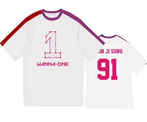 Kpop Newest Kpop wanna one member name printing o neck short sleeve t-shirt summer fashion unisex patchwork loose t shirt lovers tees that you'll fall in love with. At an affordable price at KPOPSHOP, We sell a variety of Kpop wanna one member name printing o neck short sleeve t-shirt summer fashion unisex patchwork loose t shirt lovers tees with Free Shipping.