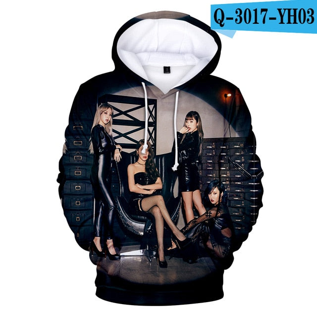 MAMAMOO Hoodies Sweatshirts Women/Men Casual Hoodies 3D Hoodies MAMAMOO And EXID Sweatshirts Women Fashion Long Sleeve
